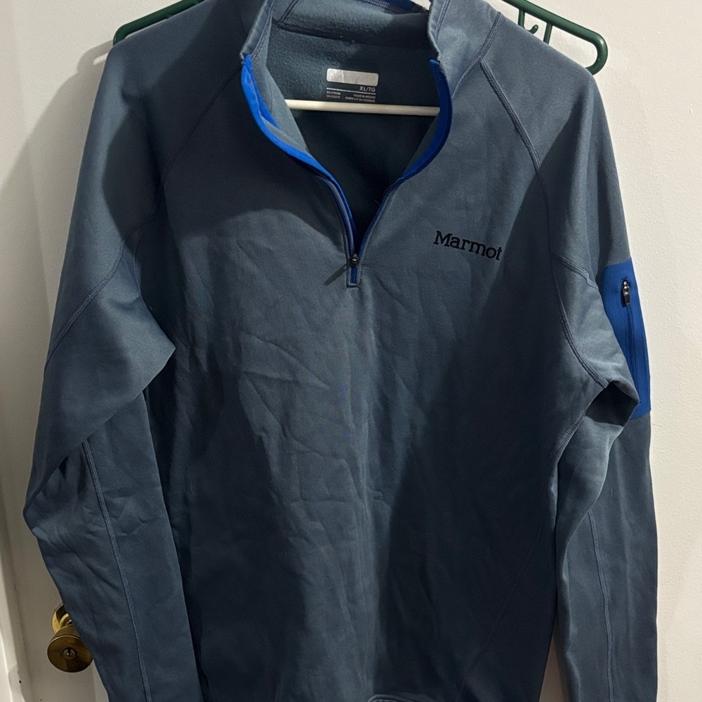 Marmot Two-Tone Blue Pullover